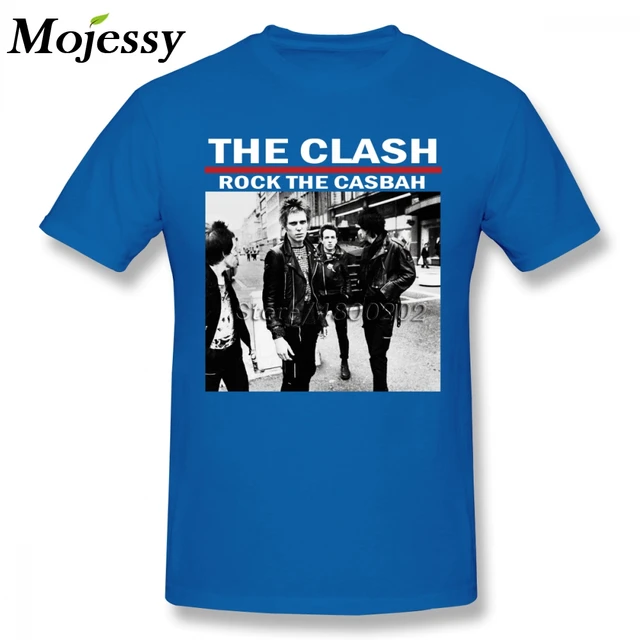 The Clash T Shirt Rock the Casbah Inspiré Tee shirt noir The Clash T Shirt Rock the Casbah Inspiré Tee shirt noir