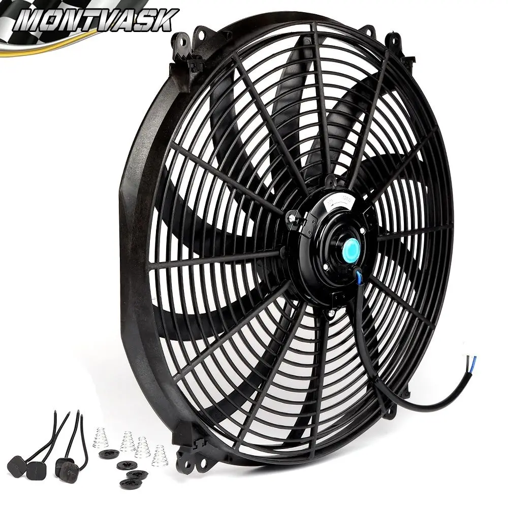 Universal 16 Inch 12v Slim Fan Push Pull Electric Radiator Cooling Universal 16 Inch 12v Slim Fan Push Pull Electric Radiator Cooling Mount Kit In Fans Kits From Automobiles Motorcycles On Aliexpress Alibaba