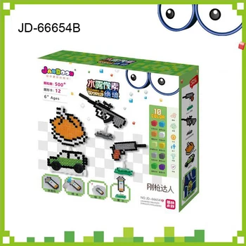 

DOLLRYGA 66654B Beads in Puzzle For Children Aqua Set Toys Kids Craft Bead Weapon Word Material Jouet Enfant Foam Bead Girl Gift