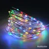 Christmas lights 10m Waterproof Remote Control Fairy Lights Battery Operated Decoration 8 Mode Timer Silver Wire LED Lighting ► Photo 3/6