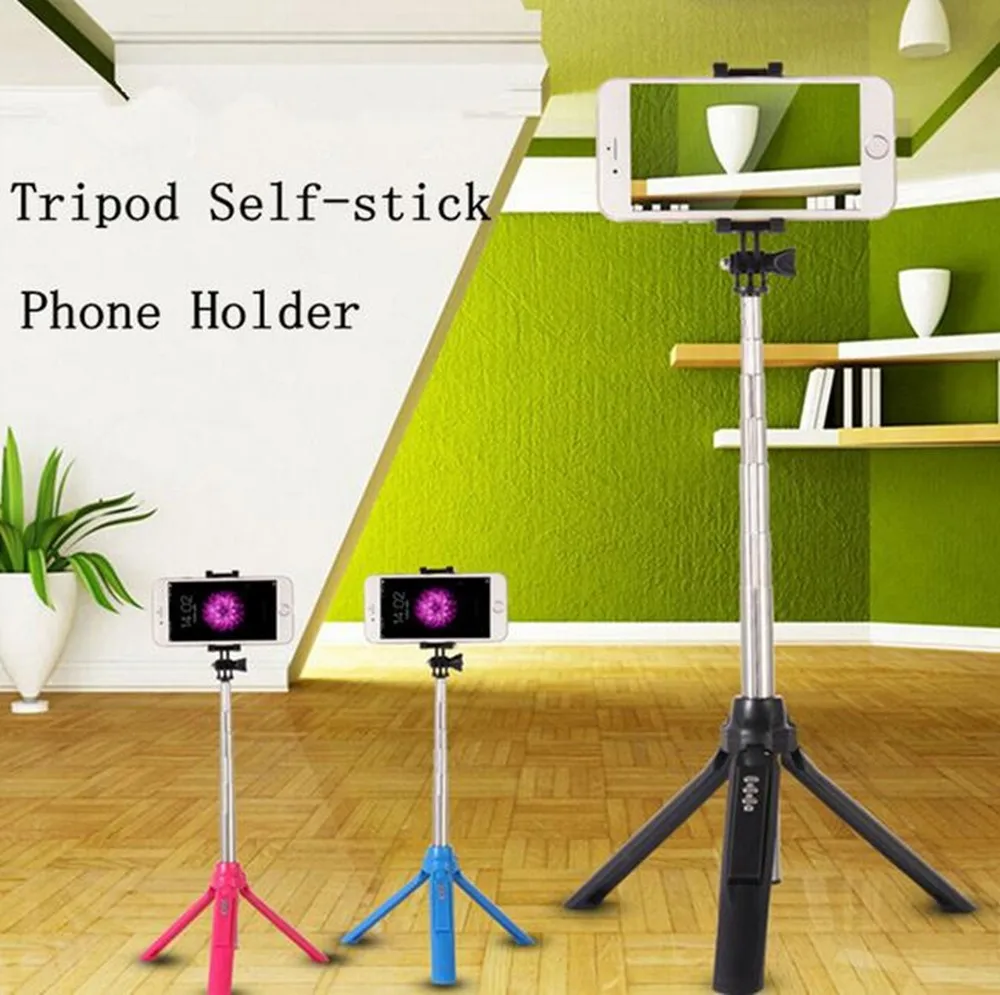 mini Tripod 3 in 1 Self portrait Monopod Phone Selfie Stick Portable