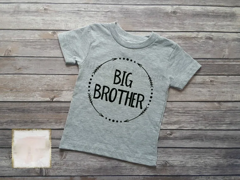 

Big Brother Letters Print Kids t shirt Boy Girl shirt Casual Children Toddler Clothes Funny Top Tees little brother rompers
