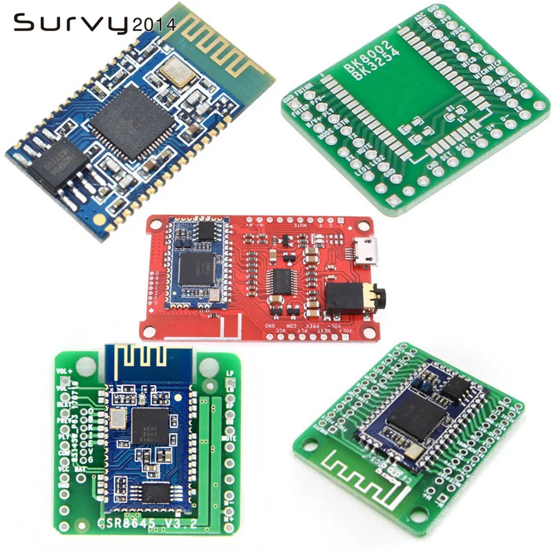 

Bluetooth 4.0 CSR8645 Amplifier Board 5W+5W APT-X Stereo Receiver Amp Module