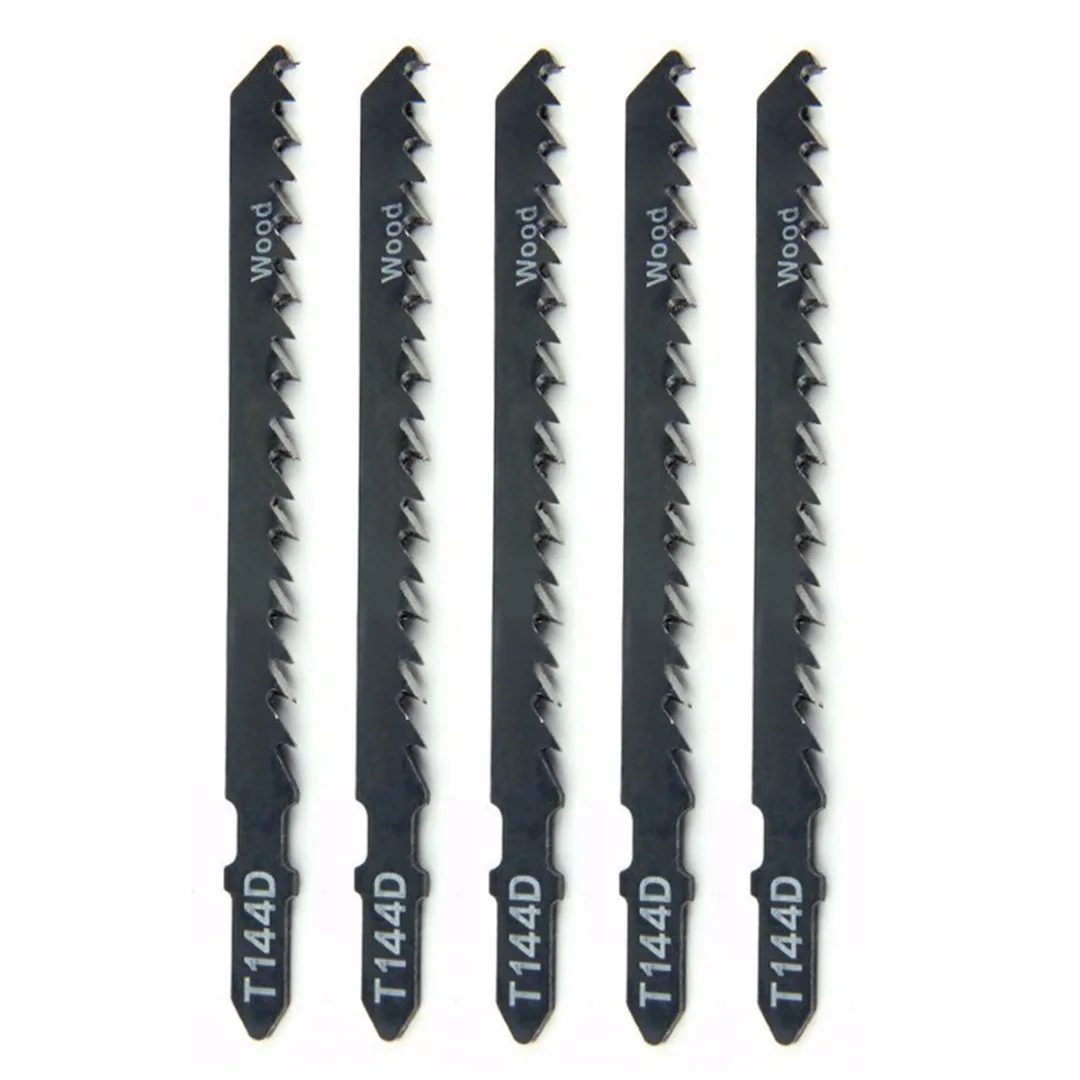 DWZ 5pcs New T144D Jigsaw Blades Wood Cutter For Bosch Dewalt Hitachi Makita Festool