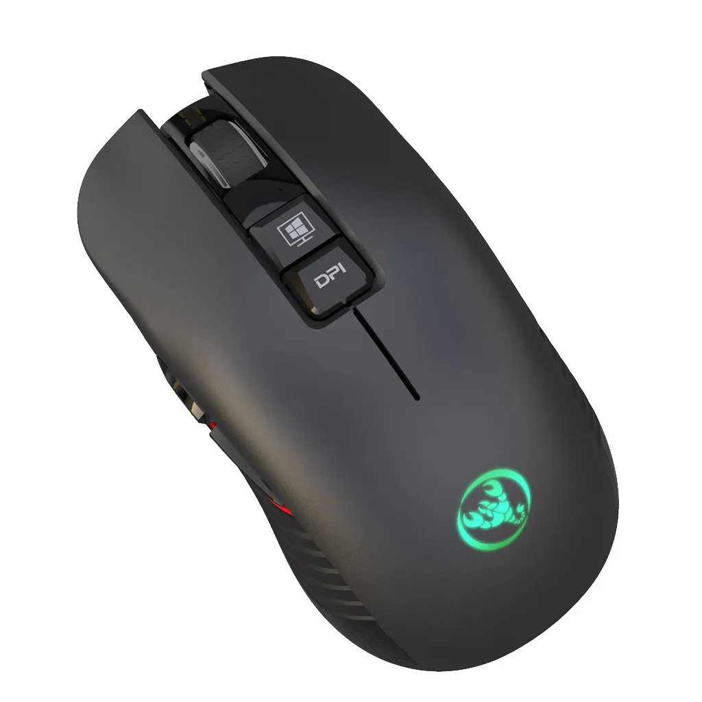 

VOBERRY 2.4 GHz HXSJ T30 Ergonomic Wireless Game Mute Mouse 3600 DPI Rechargeable Mute Mouse