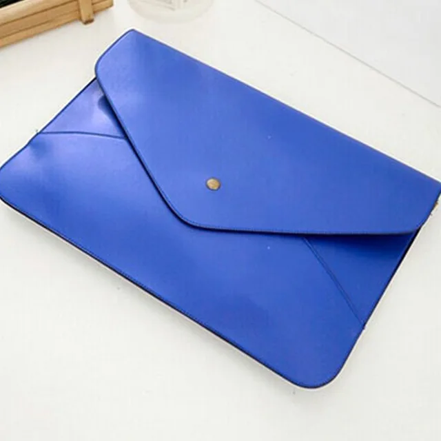 Cobalt Blue Oversize Envelope Clutch Bag In Clutches From Luggage Cobalt Blue Oversize Envelope Clutch Bag