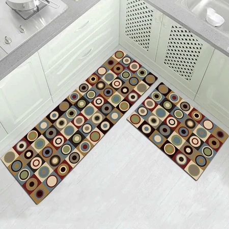 Kitchen Mat14 Современный богемный стиль, кухонный коврик, Противоскользящие коврики для гостиной, балкона, ванной комнаты, коврик для ванной, коврики для спальни - Цвет: Kitchen Mat14