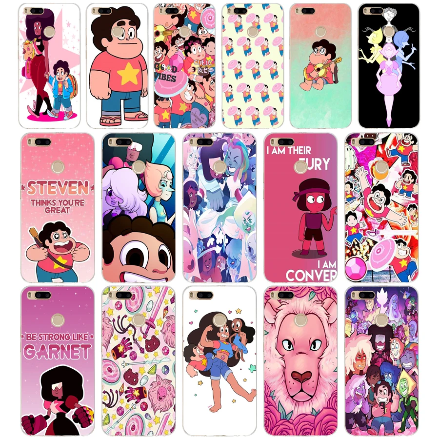 

35SD Cartoon Steven Universe Soft Silicone Tpu Cover phone Case for xiaomi redmi 4A 4X note 4 4x mi A1 A2 lite