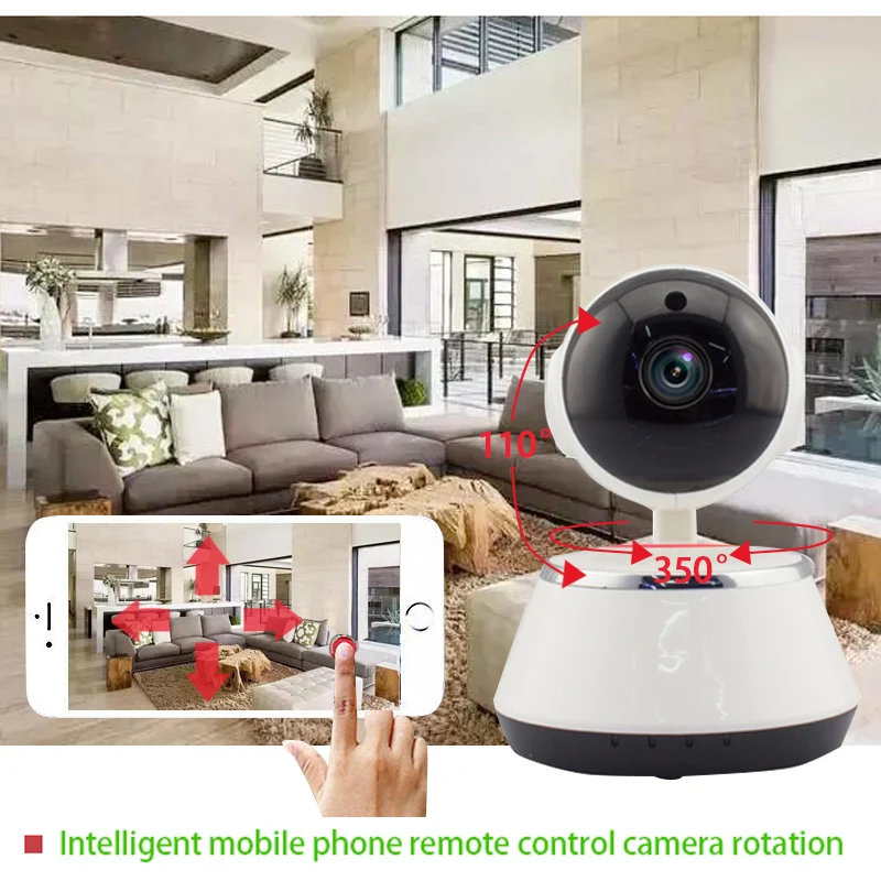 HD 720P Wifi умная IP камера беспроводная домашняя безопасности мини видеонаблюдения