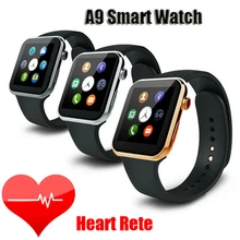 Mode Smartwatch A9 Bluetooth Smart Uhr für Apple iphone Samsung Android Telefon relogio inteligente reloj Pulsuhr