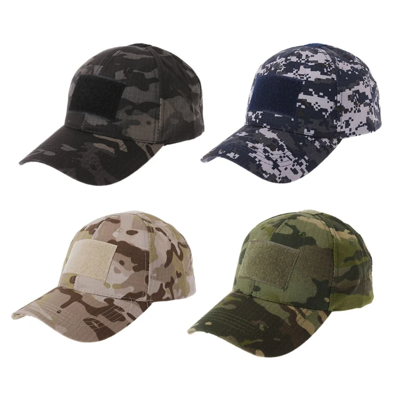 

Military Tactical Camo Cap Army Baseball Hat Patch Digital Desert SWAT CP Caps