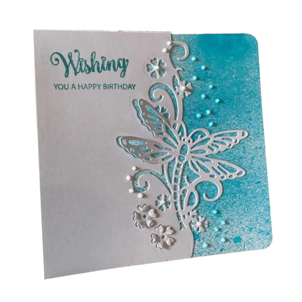 

Lace Butter fly Die Stitched Metal Cutting Dies DIY Scrapbooking Stamps Craft Embossing Making Stencil Template Greeting Card L2
