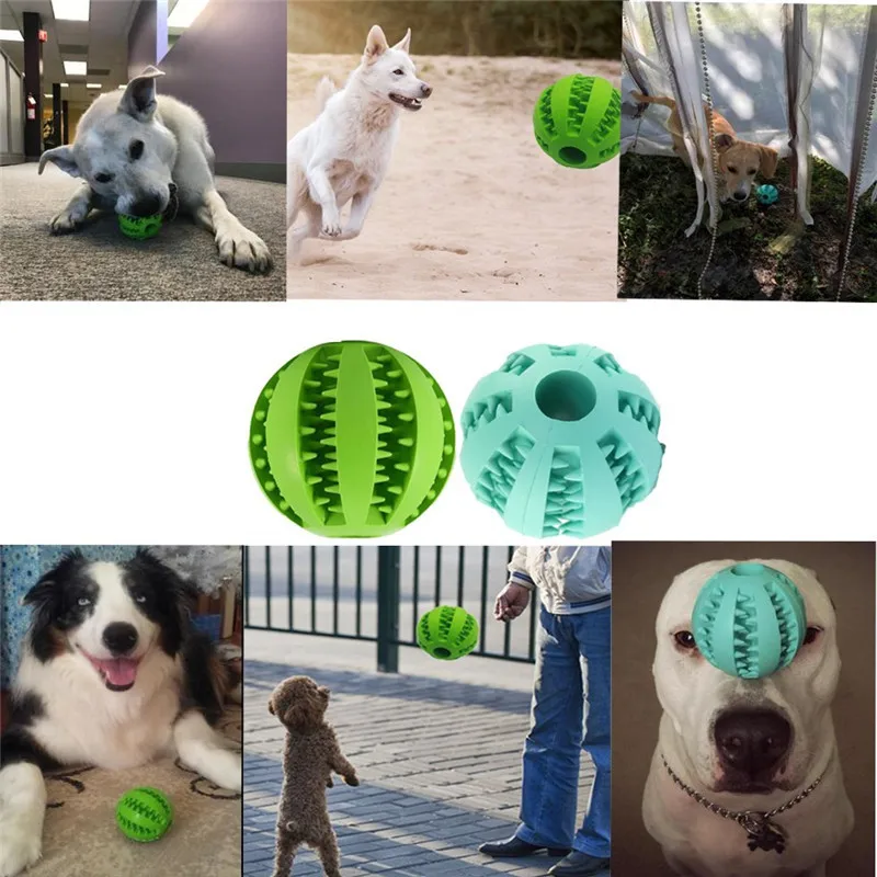 Pet Dog игрушечная зубная щетка Забавный интерактивный эластичный шарик собака жевательная игрушка для собак зубы чистый шар еды Экстра-жесткий резиновый мяч