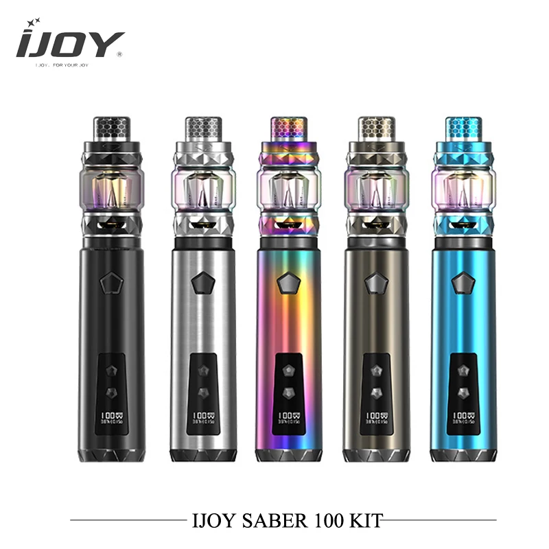 Original Electronic Cigarettes Ijoy SABER 100w Kit 20700 battery Diamond Sub ohm Tank Vaporizer OLED display Vape E Cigarettes Original Electronic Cigarettes Ijoy SABER 100w Kit 20700 battery Diamond Sub ohm Tank Vaporizer OLED display Vape E Cigarettes