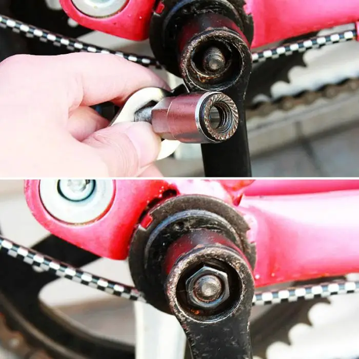 Bicycle Metal Crank Wheel Puller Extractor with Bottom Bracket Remove Tool Set JT-Drop Ship