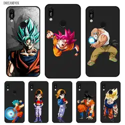 N321 Dragon Ball Роскошный Черный силиконовый чехол для huawei Y5 Y6 Y7 Y9 премьер-профессионал 2017 2018 2019