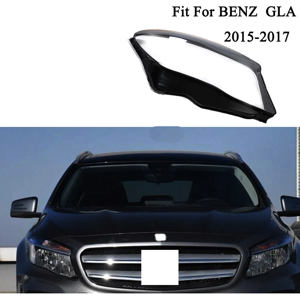 

Left Right Headlight Lens Cover for BENZ GLA 2015-2017 Headlight Lense Replacement LED Headlight Cover Case