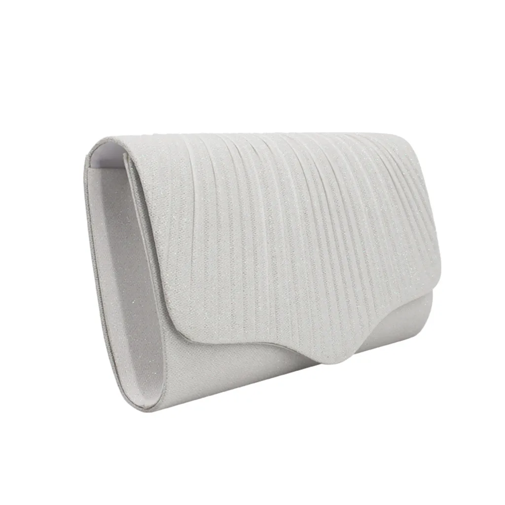 

Fashion Women Pure Color Geometric Cocktail Party Bag Chain Phone Evening Bag Minaudiere Black Gold Khaki Silver White HW