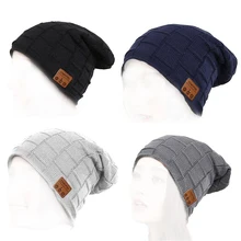 2017 Hot Sale Wireless Bluetooth Hat Headphone Headset Earphone With Microphone Winter Soft Warm Sports Cap Stereo Smart Speaker