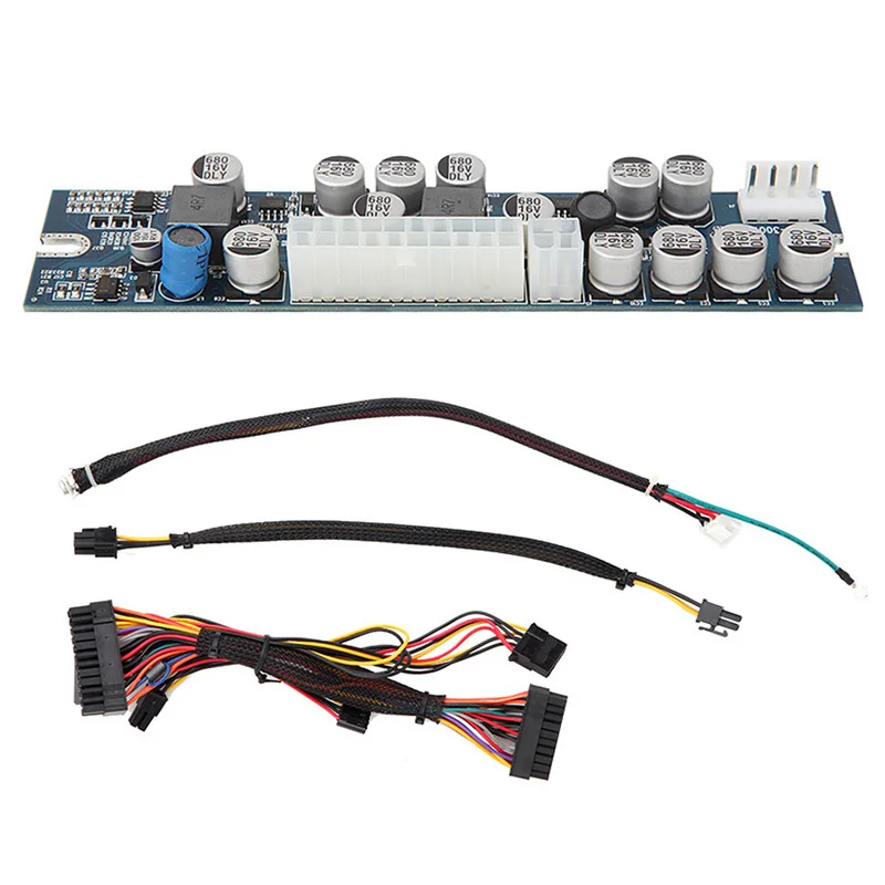

Wholesale DC DC ATX Piek PSU 12 v 300 w ATX Schakelaar Mijnbouw PSU 24pin MINI ITX DC naar Auto ATX PC Voeding Voor Computer