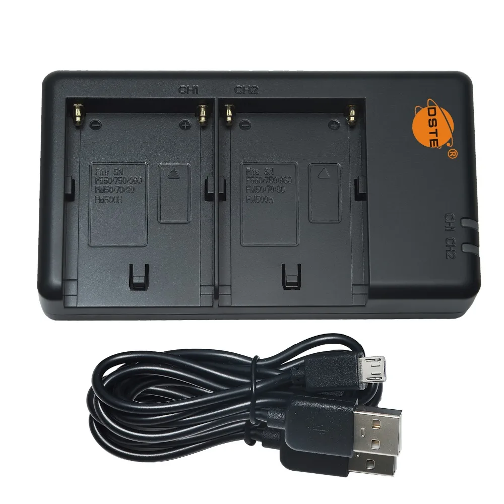 Online DSTE Dual Slot Ladegerät mit 2 PCS NP F750 NP F770 NP F730 für Sony CCD TR818 CCD SC55 CCD TR910 DCR TRV103 DCR TRV220k MVC FD95