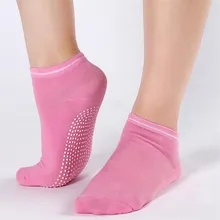 CKAHSBI носки для фитнеса йога женские спортивные брюки для занятий йогой носки противоскользящие дышащие Гимнастика-Пилатес нескользящие носки с захватом Высокое качество 1 пара