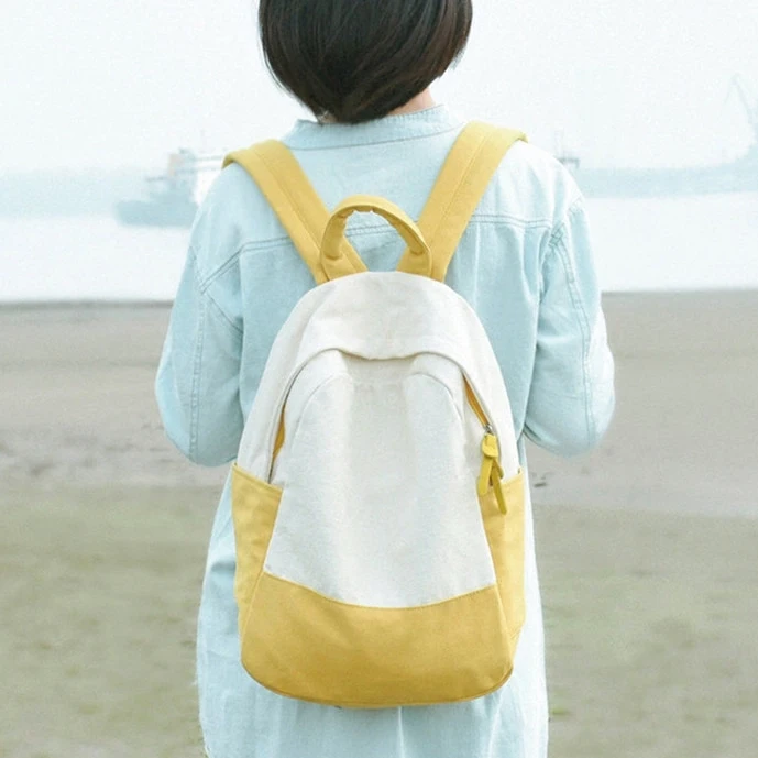 

Backpack 2018 New Mori girl Fresh canvas bag Girl Literature Korean Student Bag