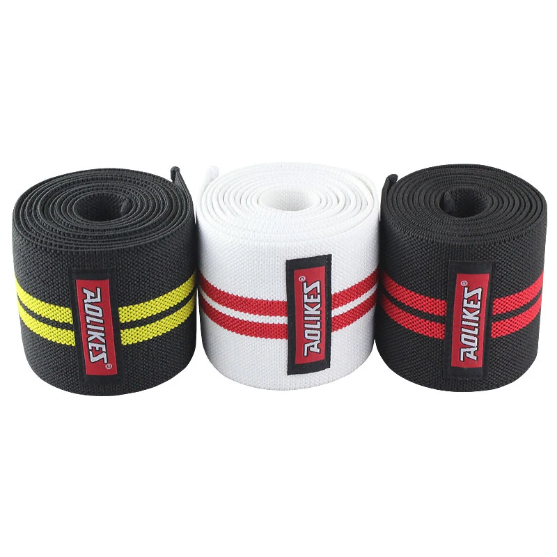 1 unids 2 M * 8 cm powerlifting vendaje elástico pierna compresión rodilla envuelve Protecciones de deporte vendas para deporte 1 unids 2 M * 8 cm powerlifting vendaje elástico pierna compresión rodilla envuelve Protecciones de deporte vendas para deporte