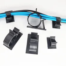 10 шт. самоклеющиеся кабель протектор Организатор наушники провода Зарядное устройство Держатель кабеля Обёрточная Бумага шнур устройство для сматывания шнура питания и клипы 16/22/28 мм