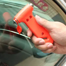 2 в 1 аварийный автомобильный молоток безопасности оконное стекло автомобиля выключатель Аварийный ремень безопасности резак для спасательный инструмент для автомобилей молоток безопасности