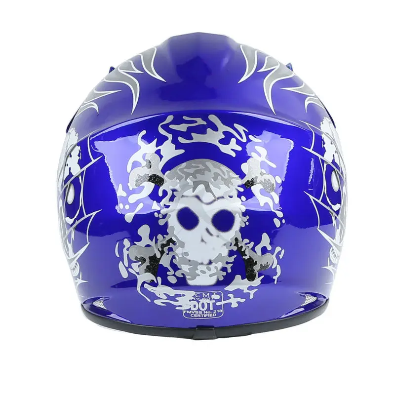 skull dirt bike helmet