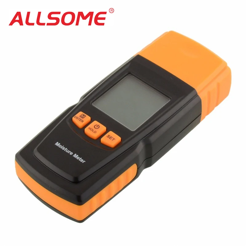

ALLSOEM New GM160 Digital LCD Display Wood Moisture Meter of Tester Timber Damp HT139
