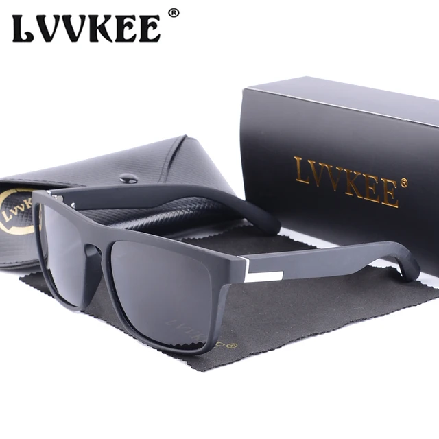 Hot LVVKEE 2018 Polarized Men’s Sunglasses Classic Design Mirror Driving Sun Glasses For Male Summer UV400 Oculos Quick Shipping