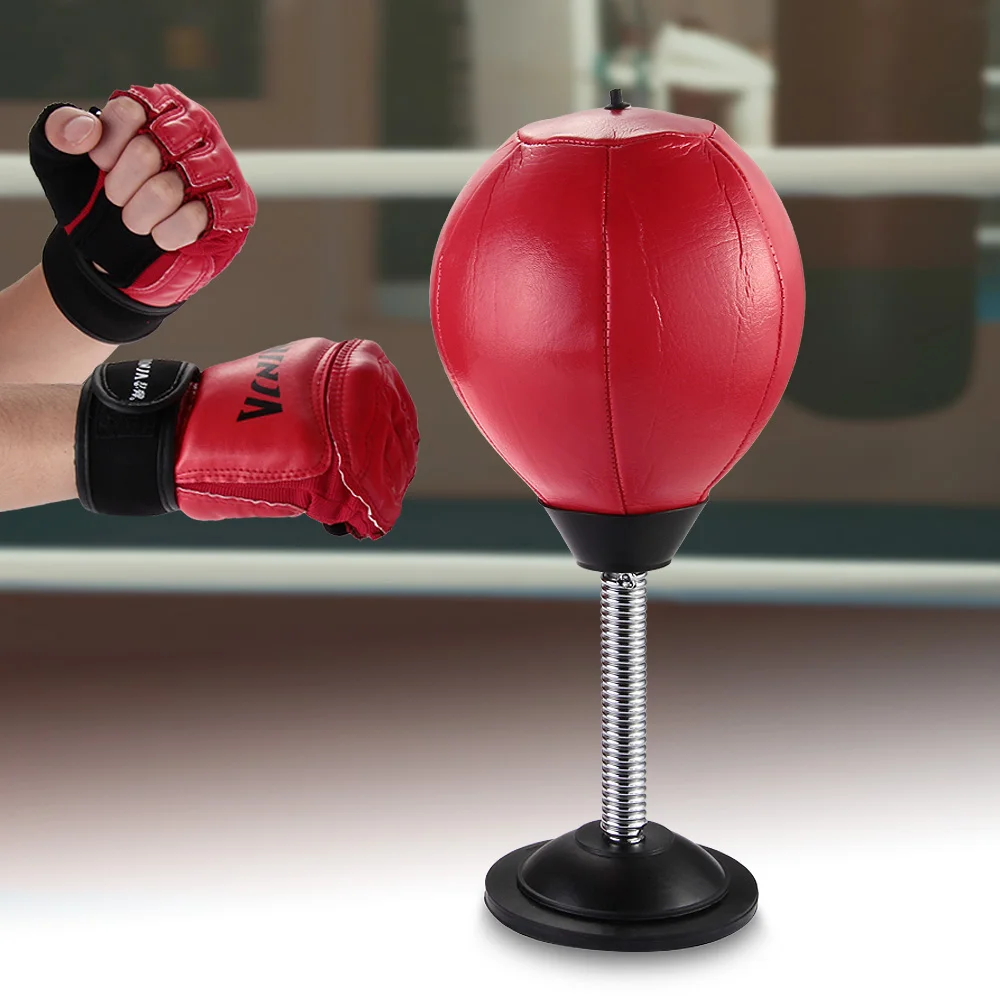 Punch Punching Bag Speed Ball Stand Boxing Training Practise W/pump