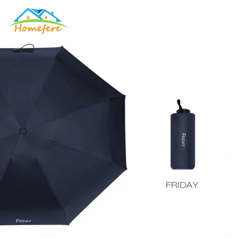 Small Fashion Portable Folding Sunny and Rainy Umbrella Waterproof travel umbrella Windproof Rain Car Umbrellas For Women