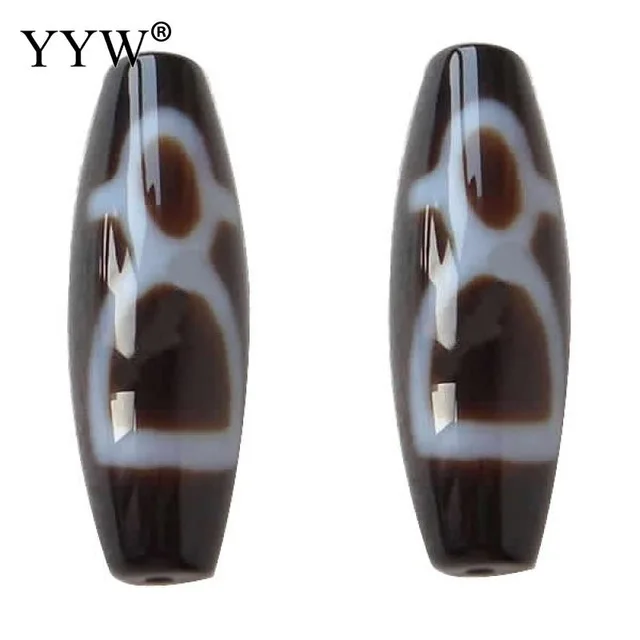 Natural-Tibetan-beads-vintage-beaded-Jewelry-Oval-DIY-Making-Loose-Beads-God-of-Wealth-Two-Tone.jpg_640x640