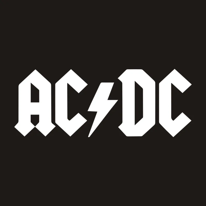 Смешная ACDC Автомобильная наклейка и Наклейка 3D Автомобильная мультяшная виниловая наклейка светоотражающая Автомобильная наклейка аксессуары для стайлинга автомобиля Наклейка s - Название цвета: Белый