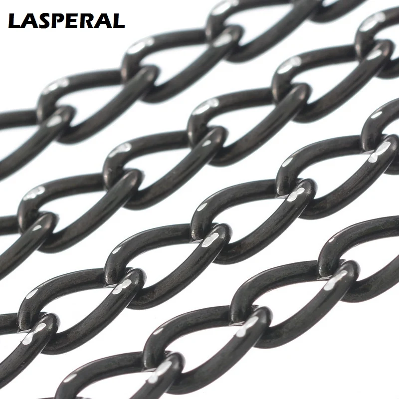 Buy LASPERAL Aluminum Black Chain Fashion Link Chain