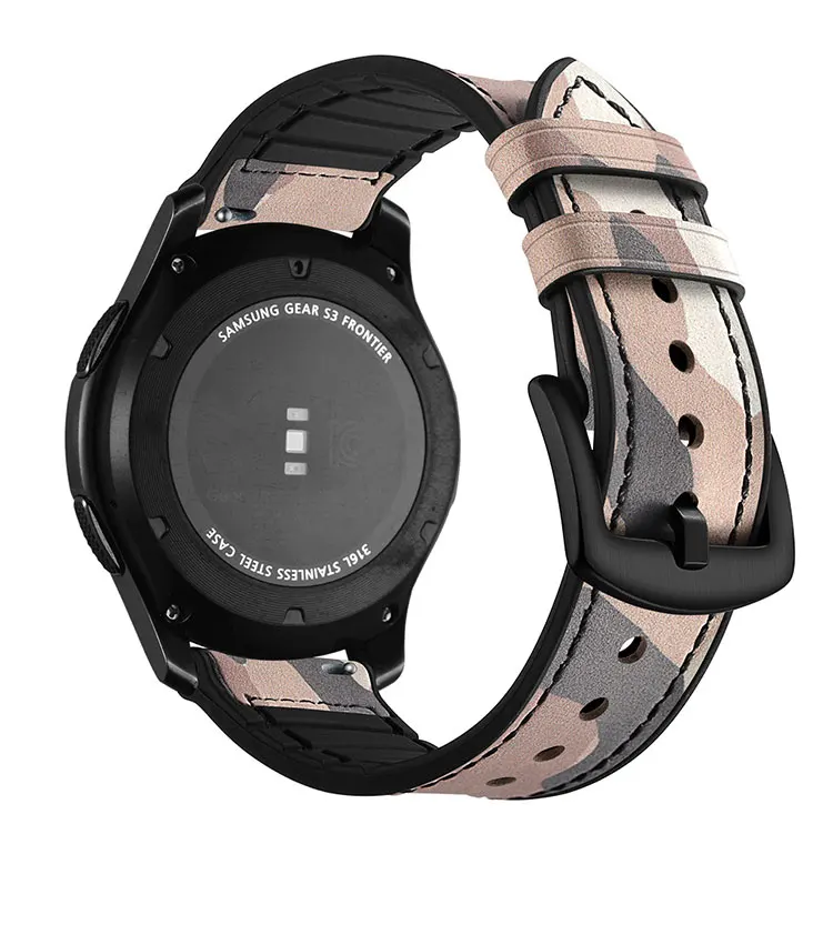Geuine Leather with silicone wathc band        kol saati   For Apple series  (7)