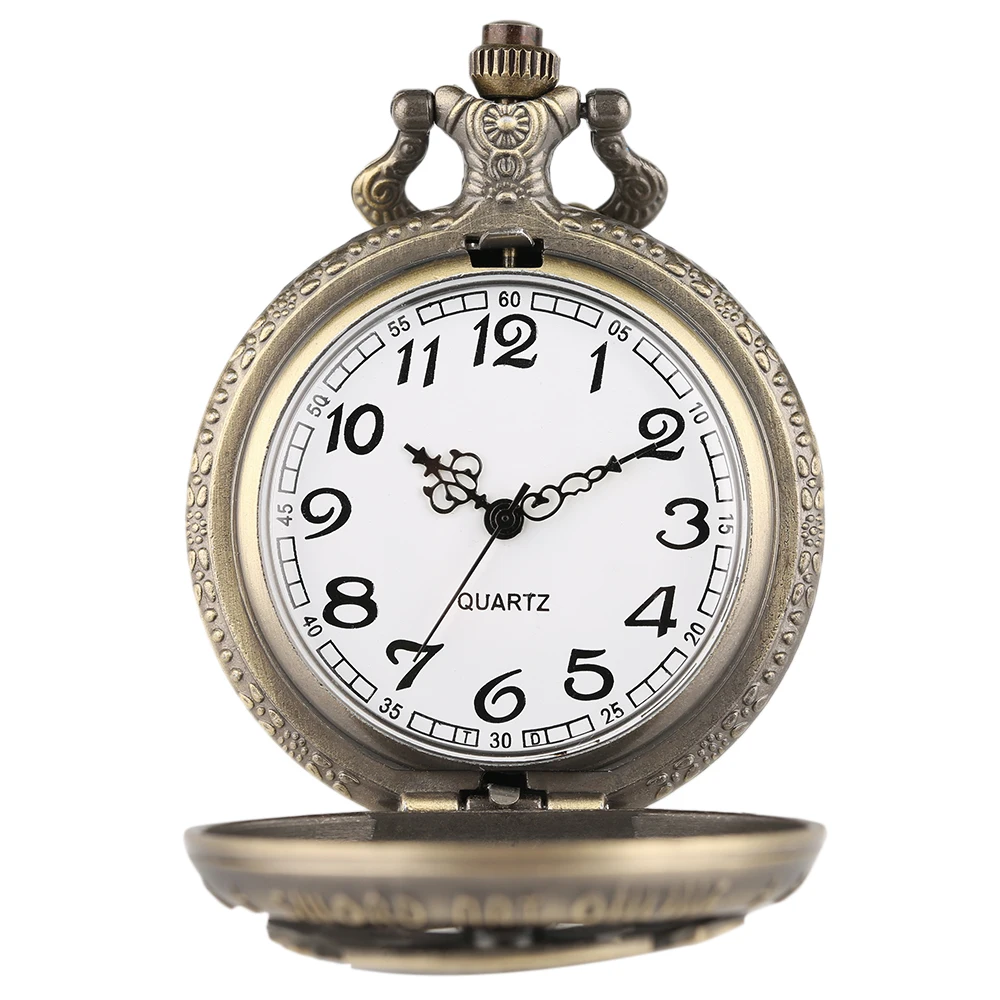 Vintage SAO Sword Art Online Quartz Pocket Watch Necklace Pendant for Kids Men Women Analog Chain Gifts Bronze Fob Clock relogio 2018 (5)