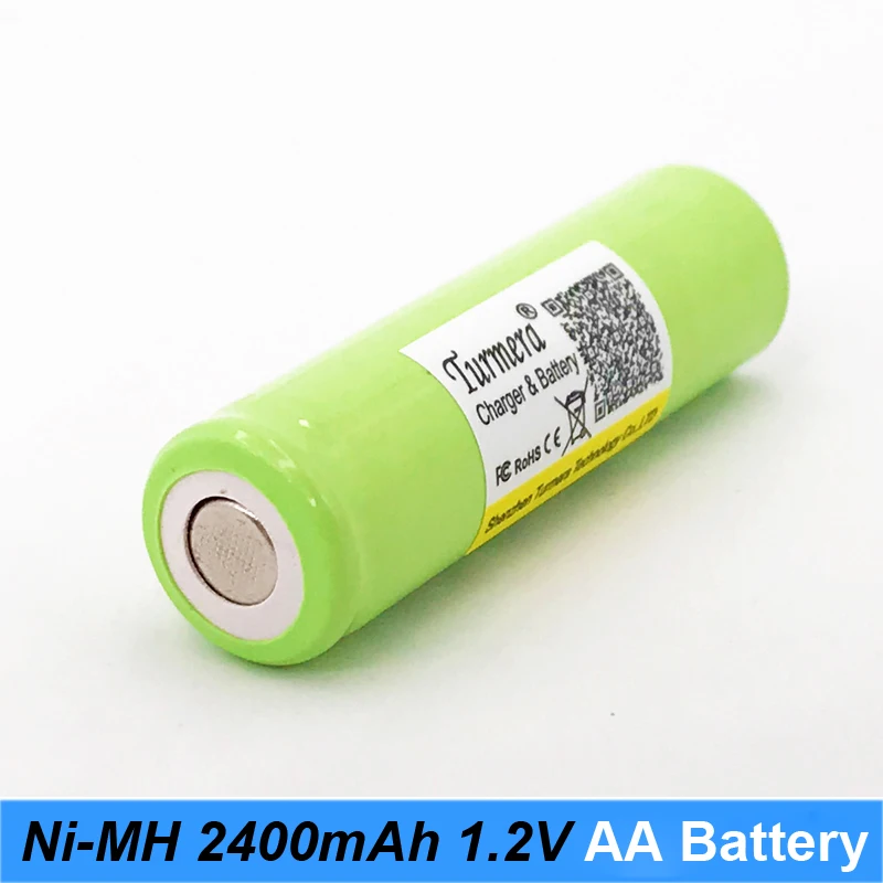 Аккумуляторная батарея aa 1,2 v 2400mah aa nimh Зарядное устройство для внешнего аккумулятора и беспроводной мыши aa батарея для Turmera o31