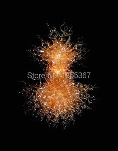 

Free Shipping Hotel Big Crystal Pure Handmade Flush Mount Ceiling Light