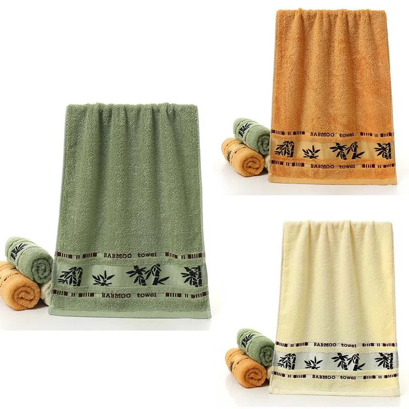 

Bath Tower Soft Towel Bamboo Charcoal Black Ink Bamboo Jacquard Value Bathroom Environmental Protection Towelbathroom products