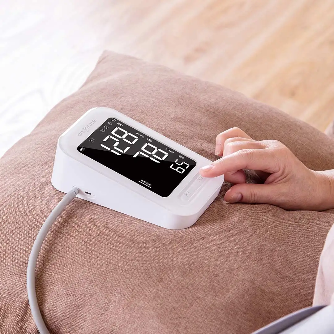  Andon Automatic Digital Blood Pressure Monitor Heart Rate Monitor Counter Tonometer Sphygmomanomete