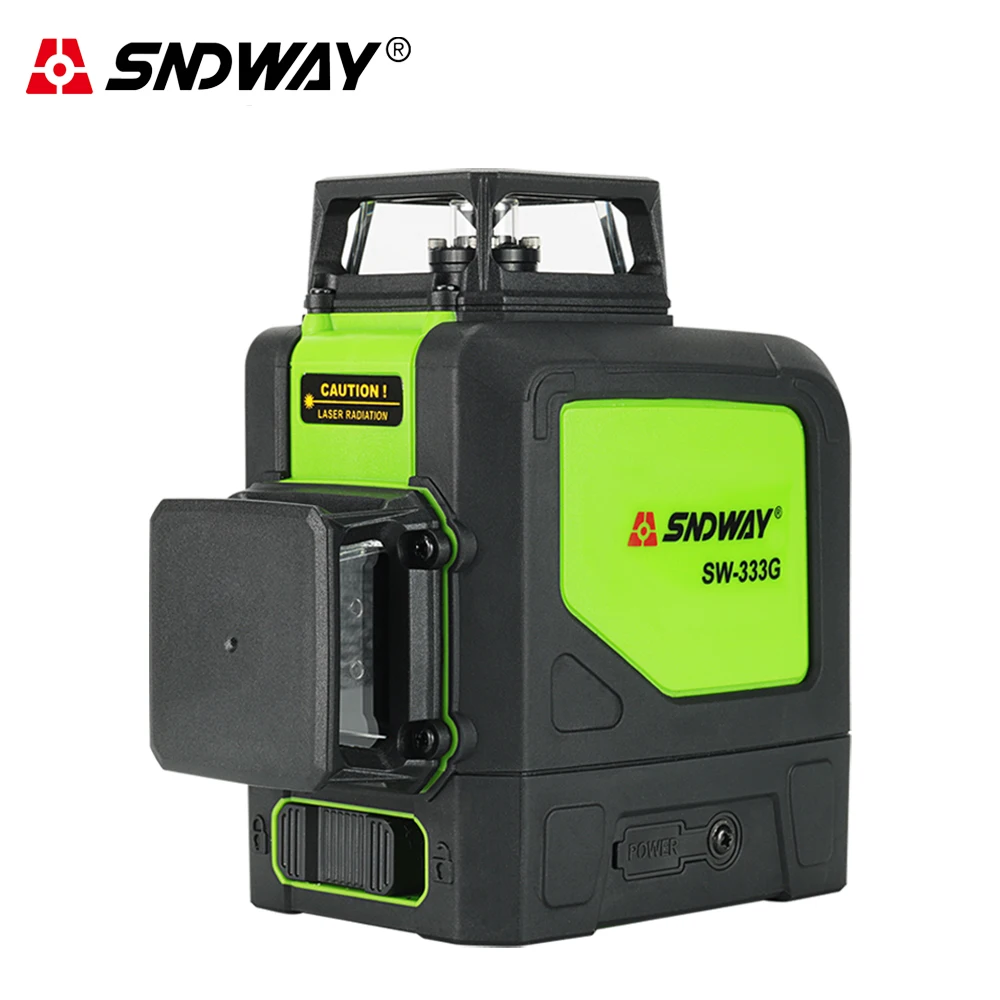 laser vert niveau 360° vertical et horizontal auto-nivellement Croix 12 ligne 3D