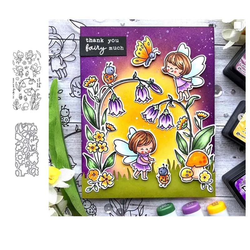 

Flower Metal Cutting Dies and stamps Talk box Stencils for DIY Scrapbook Photo Album Paper Card Decorative Craft Embossing
