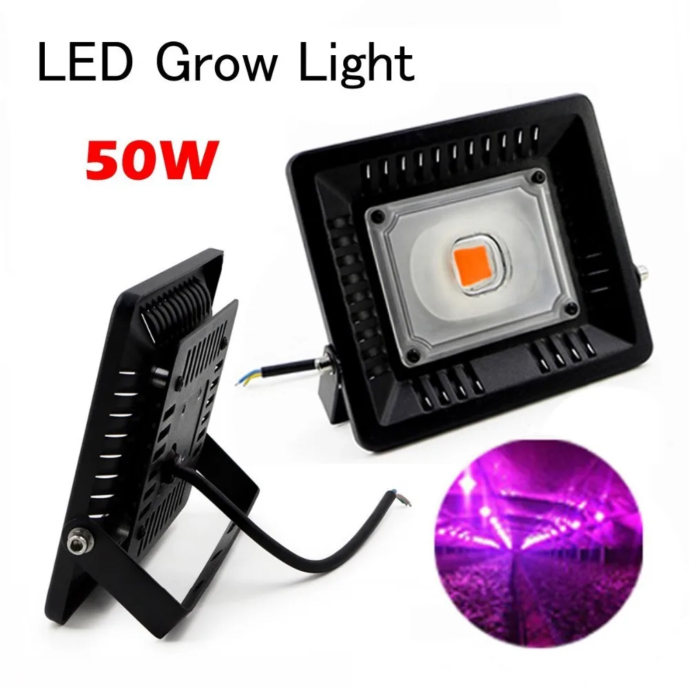 

RAWAY COB LED Grow plant light Full Spectrum 50W 100W Waterproof IP67 LED Flower Grow Lamp for Vegetable Garden Sowing Breeding