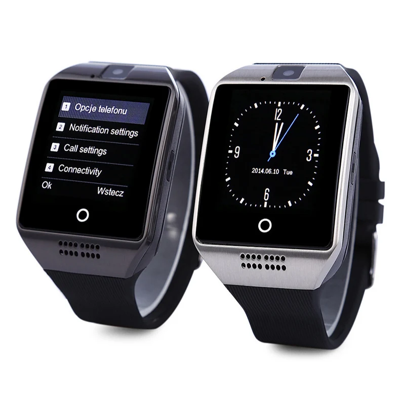 

SOGRACE q18 Smart Watch Men Women Intelligent Relogio for Phone Call Bluetooth Connectivity HD Camera SIM/TF Card Watch PK DZ09