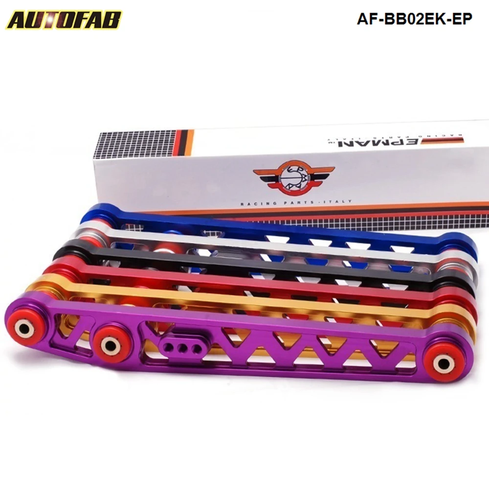 Заготовки LCA Регулируемый нижний рычаг Серебряный для HONDA CIVIC 1996-2000 EK EK9 AF-BB02EK-EP