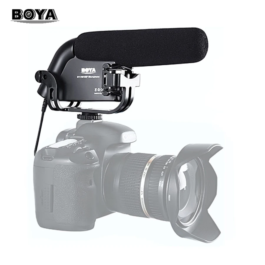 

BOYA BY-VM190 Camera Video Stereo Condenser Super-cardioid Microphone Interview Mic for Canon Nikon Pentax DSLR Camcorder